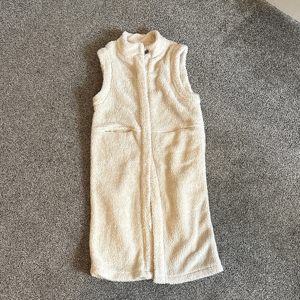 Cozy Cream Vest Coat